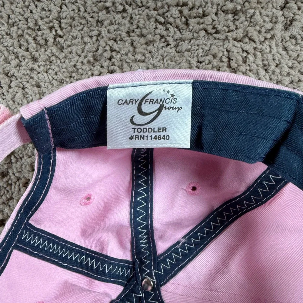 John Deere Toddler Girls Pink Princess Baseball Cap Hat farm western country
